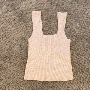 Abercrombie & Fitch elevated ribbed knit tank top size small
